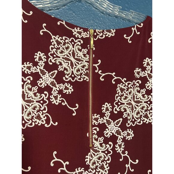 RED Ronni Nicole Floral Embossed Dress 16W - Picture 12 of 13